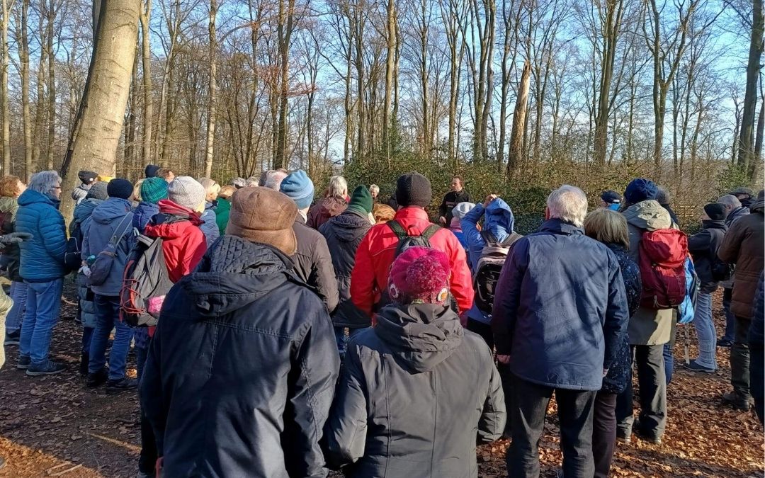 Winterwanderung des Heimat- und Verkehrsvereins Alpen e.V. im Kamper Wald