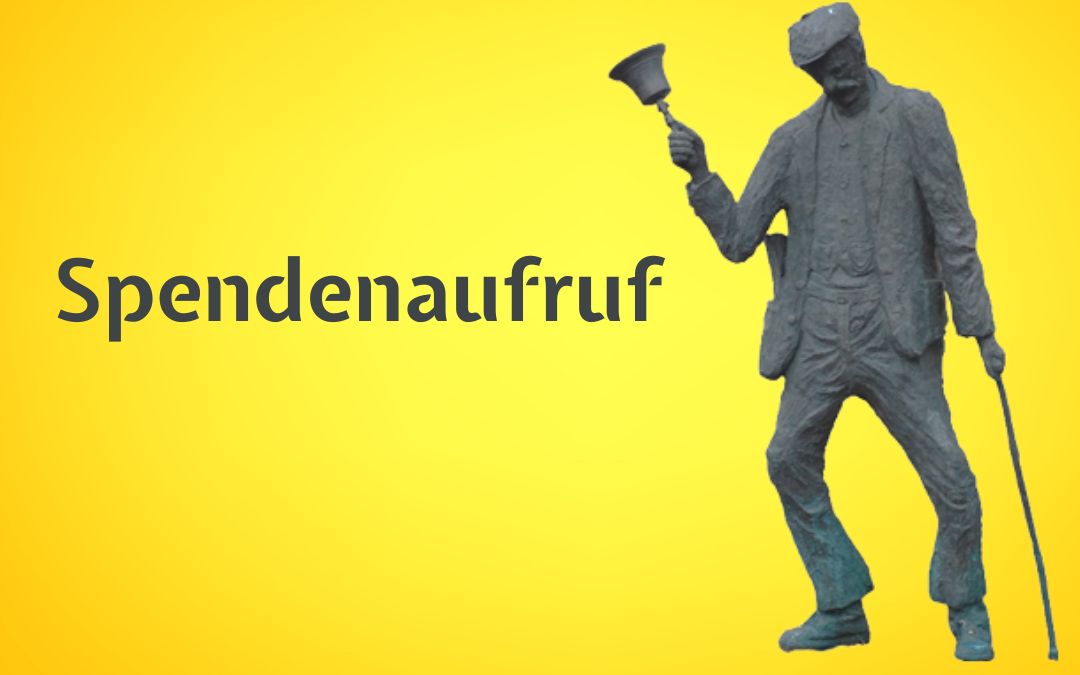 Spendensammlung zur Teilfinanzierung einer Bronze-Statue „Der letzte Ausrufer von Alpen, Heinrich Graeven“