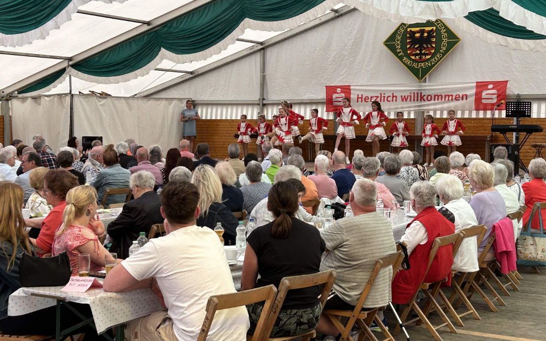 4. Seniorennachmittag am 10.06.2025 im Schützenzelt des Junggesellen Schützenverein 1680 Alpen e.V.