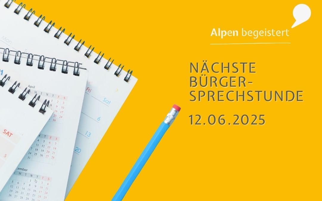Am 12.06.2025 nächste Bürgersprechstunde des 2. stellvertretenden Bürgermeisters