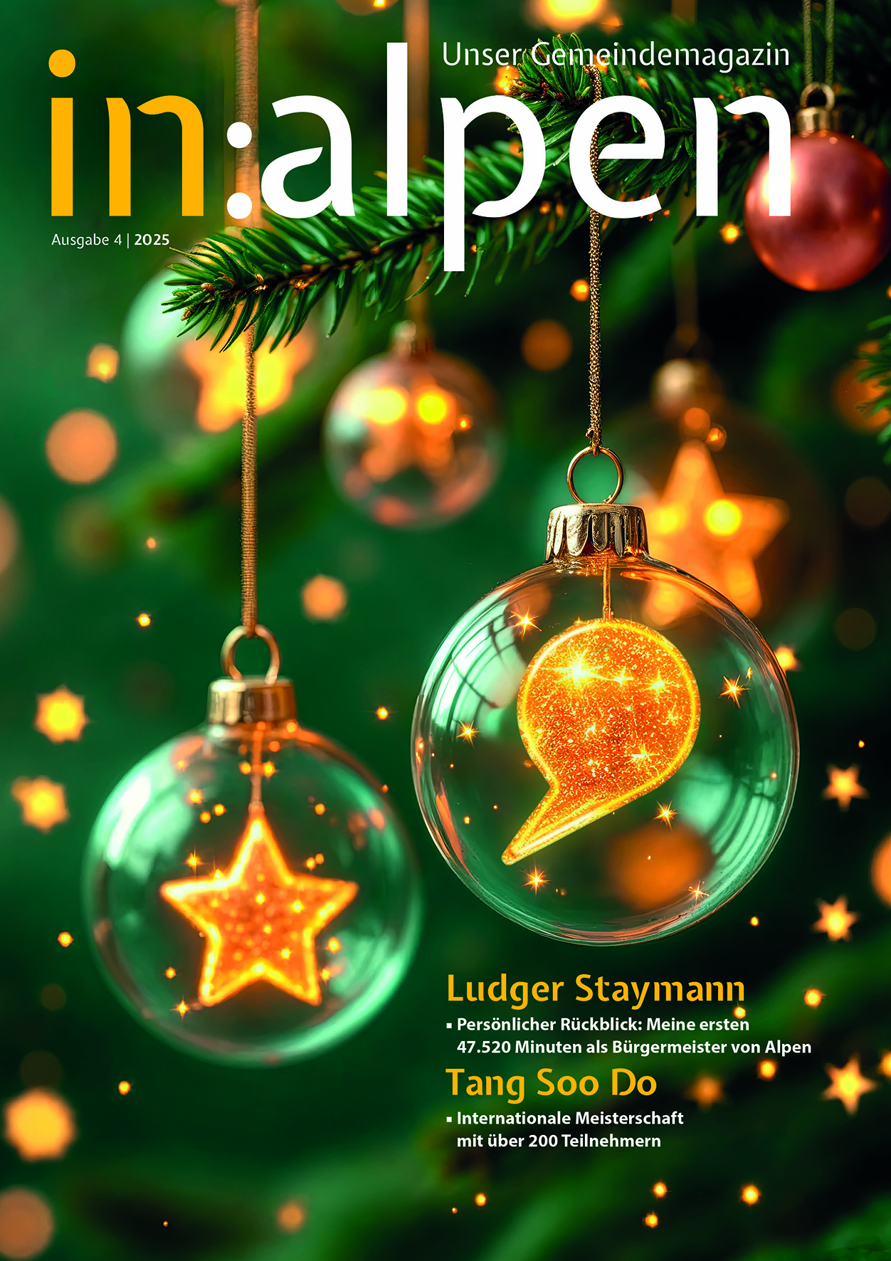 Titelseite Alpen Magazin Dezember