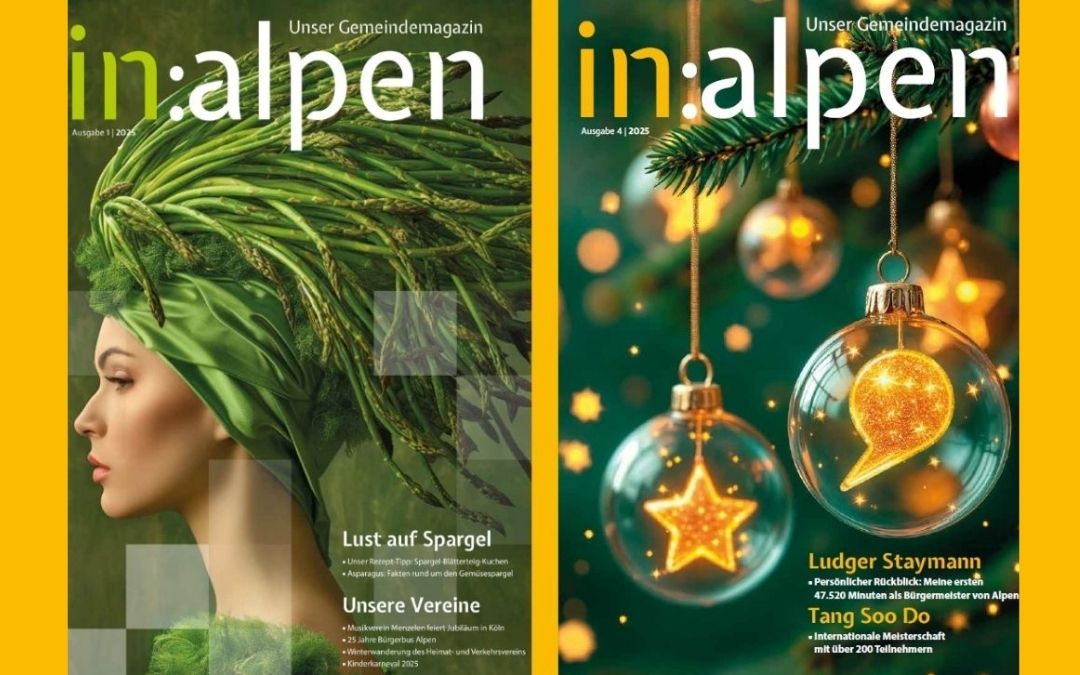 Redaktionsschluss für das Gemeindemagazin in:alpen 2026