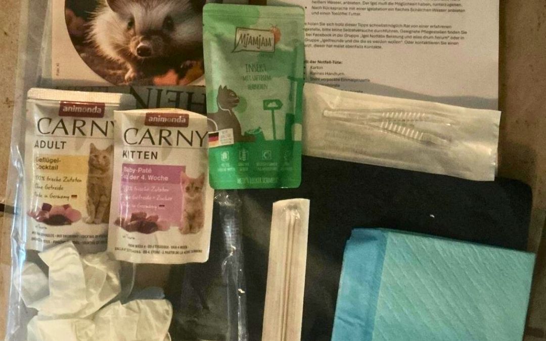 NEUES Notfall-Set für Igelfinder