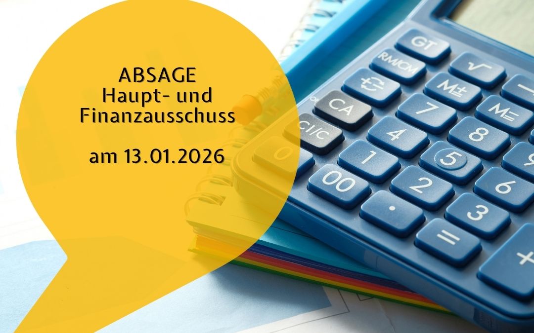 ABSAGE – Haupt- und Finanzausschuss der Gemeinde Alpen am 13.01.2026