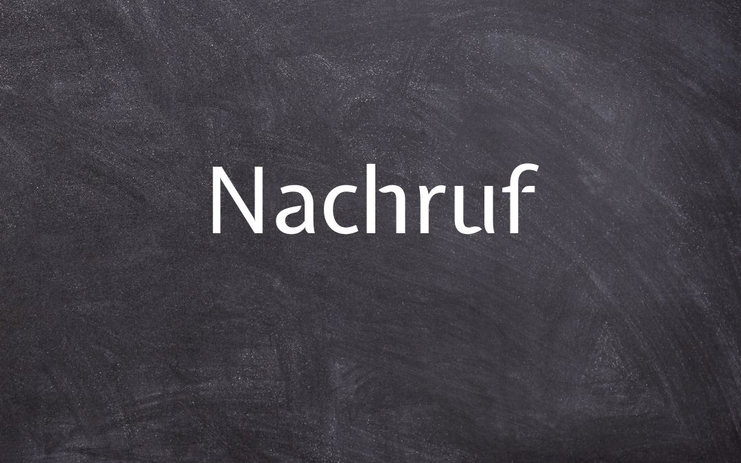 Nachruf -Marion Uphoff