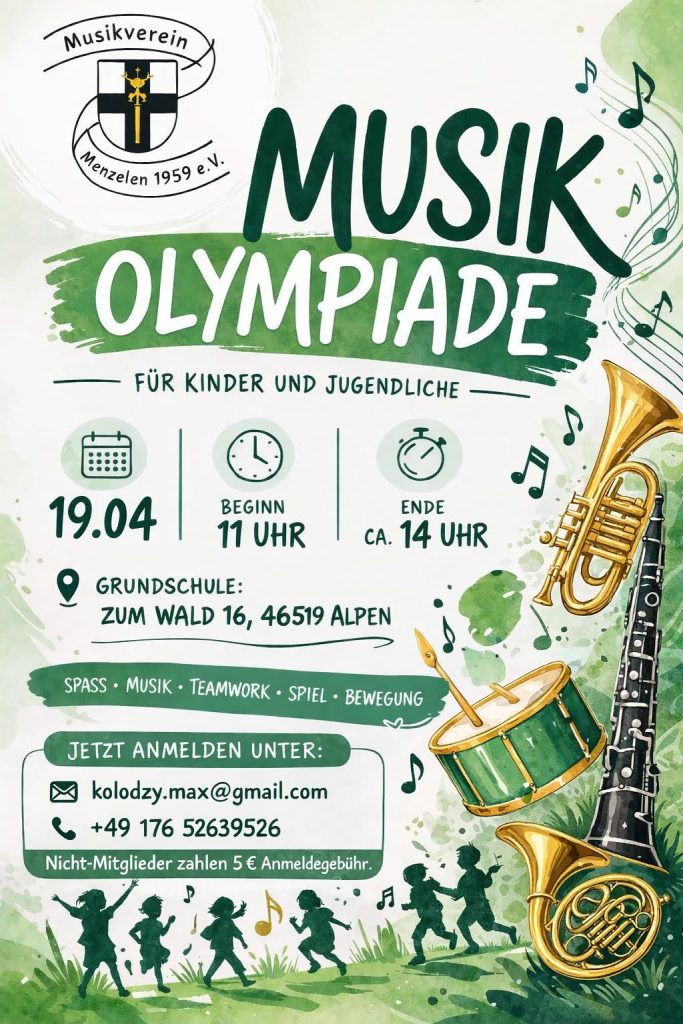 Plakat-Musikolympiade