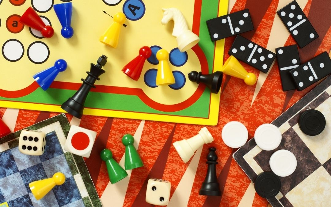 viele verschiedene Brettspiele