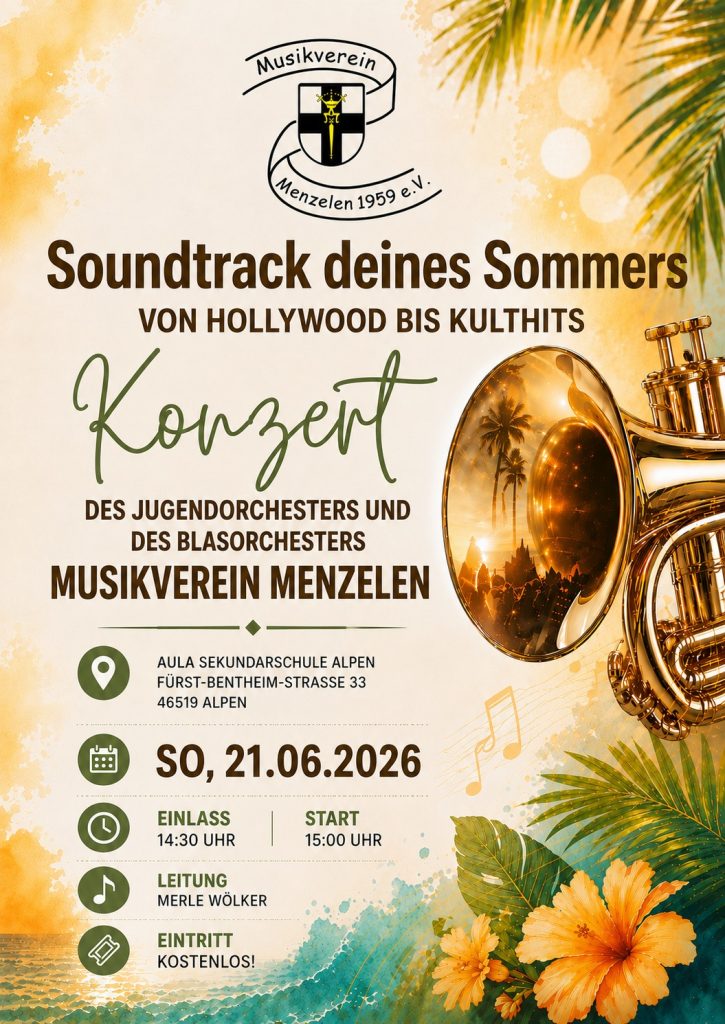 Sommerkonzert Plakat