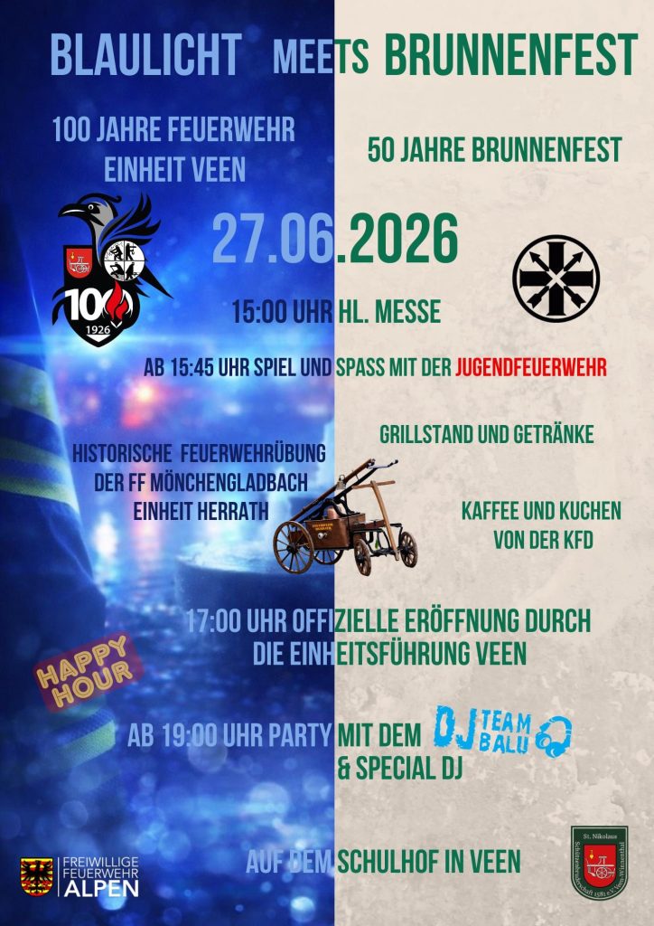 Plakat Brunnenfest Veen